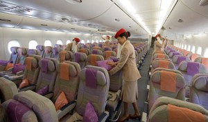ที่นั่ง Economy class Emirate Airline