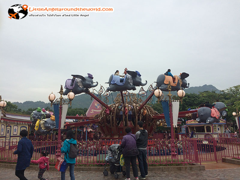 ขี่ช้างบิน Dumbo Dumbo : Fantasy Land ฮ่องกงดิสนีย์แลนด์