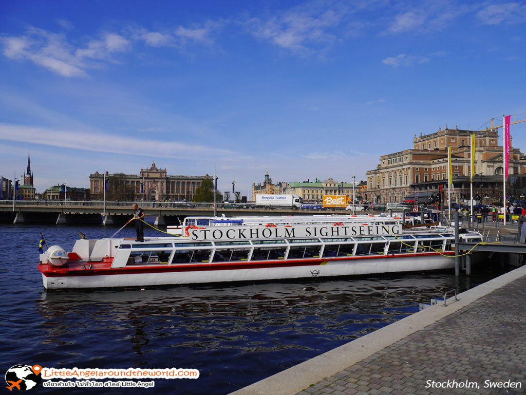 เรือนำเที่ยวชมเมือง ที่ Motor-Boats Sightseeing : ที่เที่ยว Stockholm, Sweden