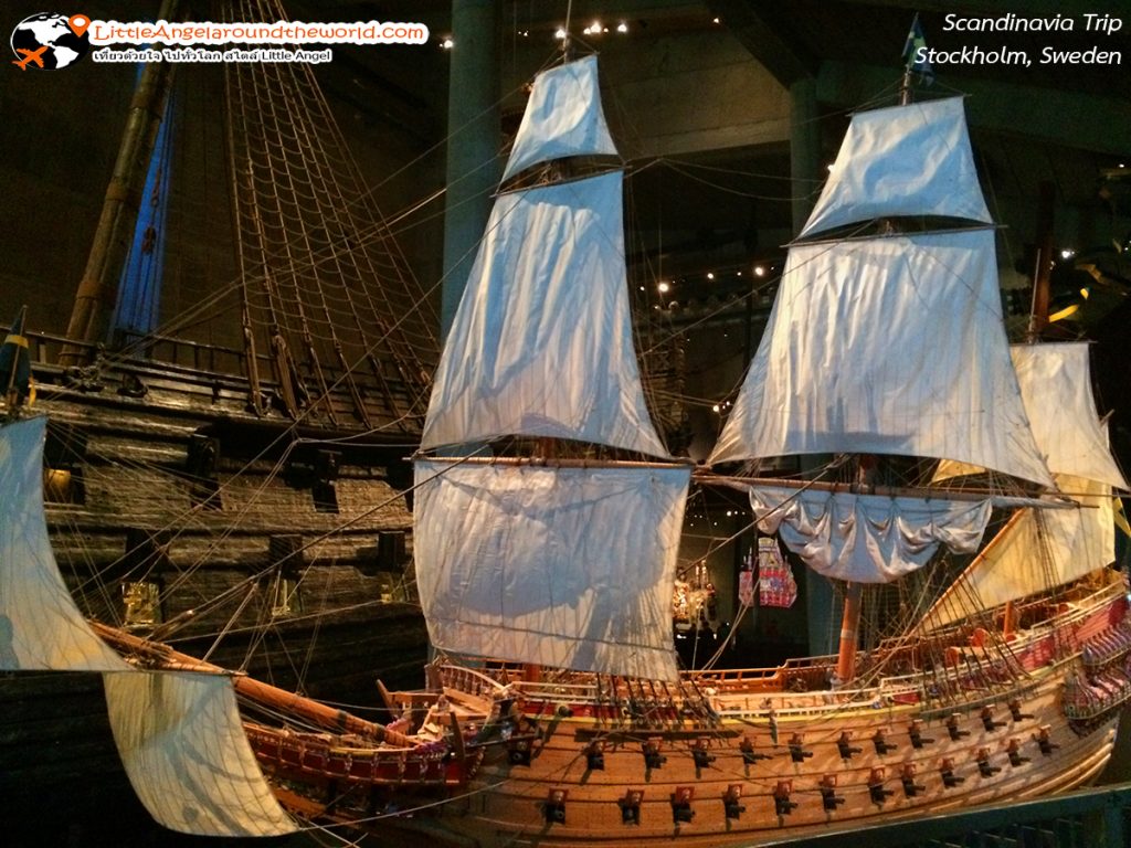 เรือจำลองที่เสมือนของจริงมากที่สุด ก่อนที่เรือจะจมลงสู่ท้องทะเล ได้ถุกสร้างจำลองไว้ที่ พิพิธภัณฑ์วาซา (Vasa Museum)