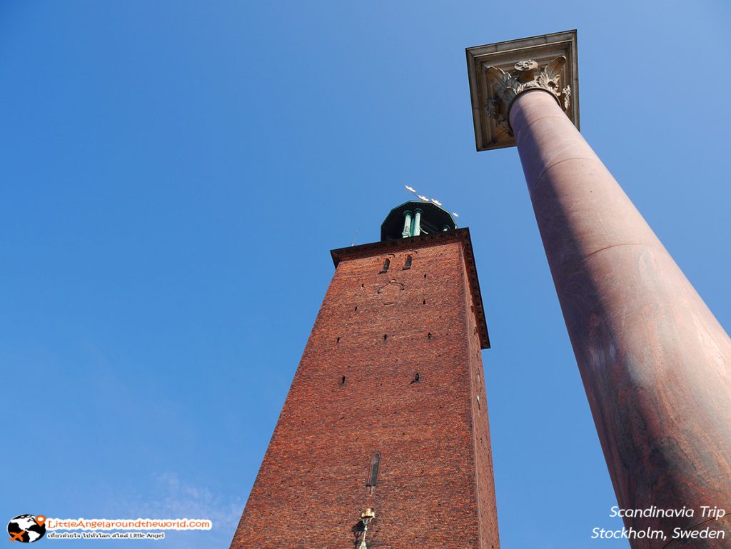 โดมสูงของ ศาลาว่าการเมืองสตอกโฮล์ม – Stockholms stadshus มองเห็นชัดเจน จากหลายๆ มุมของกรุงสตอกโฮล์ม อยากมาที่นี่ให้มองสูงไว้ แล้วเดินมาเรื่อยๆ ก็จะเจอ