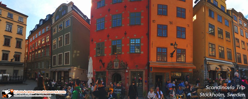 ห้ามพลาด Selfie คู่กับอาคารนี้ เดี๋ยวจะเหมือนมาไม่ถึง : เที่ยวย่านเมืองเก่า Gamla Stan ช้อปปิ้งสบู่ไข่ขาววิคตอเรีย (lanoline ägg-tvål) ของฝากสวีเดน
