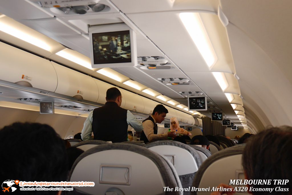 พนักงานคอยบริการเพียบ : รีวิวสายการบิน Royal Brunei ไป เมลเบิร์น