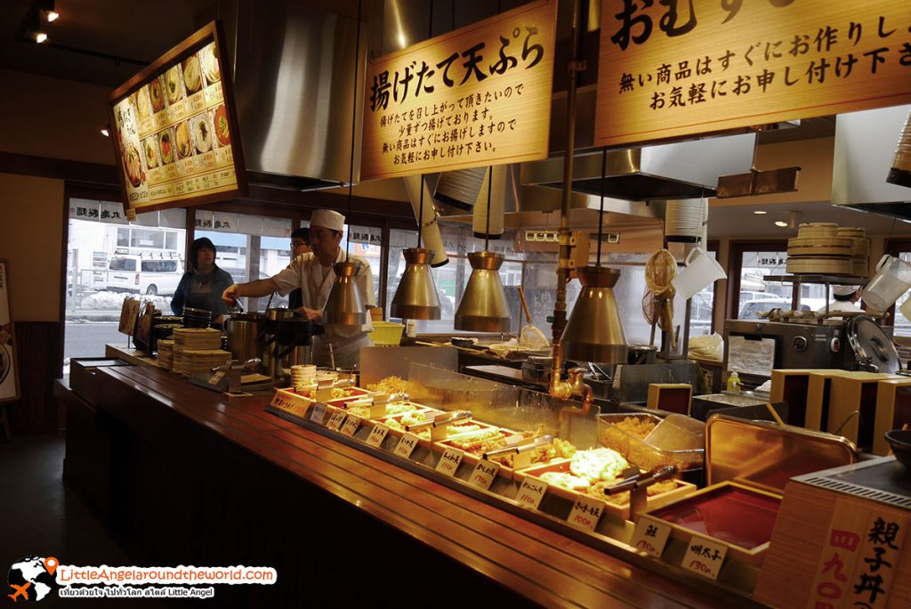 ของทอดสารพัดรูปแบบ : ร้าน Marugame Seimen : ร้านอร่อยของจังหวัด Aomori