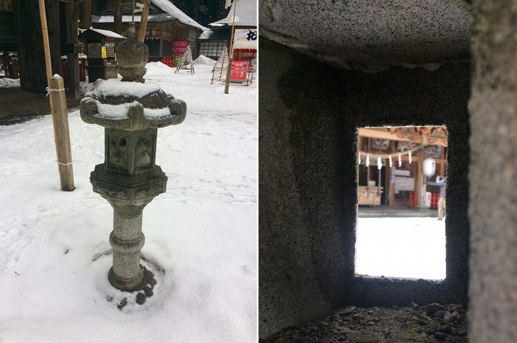 บรรยากาศภายในบริเวณศาลเจ้า Kushihiki Hachimangu Shrine, ศาลเจ้าดังแห่ง Hachinohe, Aomori