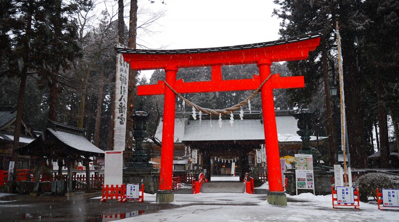 Kushihiki Hachimangu Shrine เมืองฮะชิโนะเฮะ จังหวัดอาโอโมริ : รีวิวที่เที่ยวอาโอโมริ