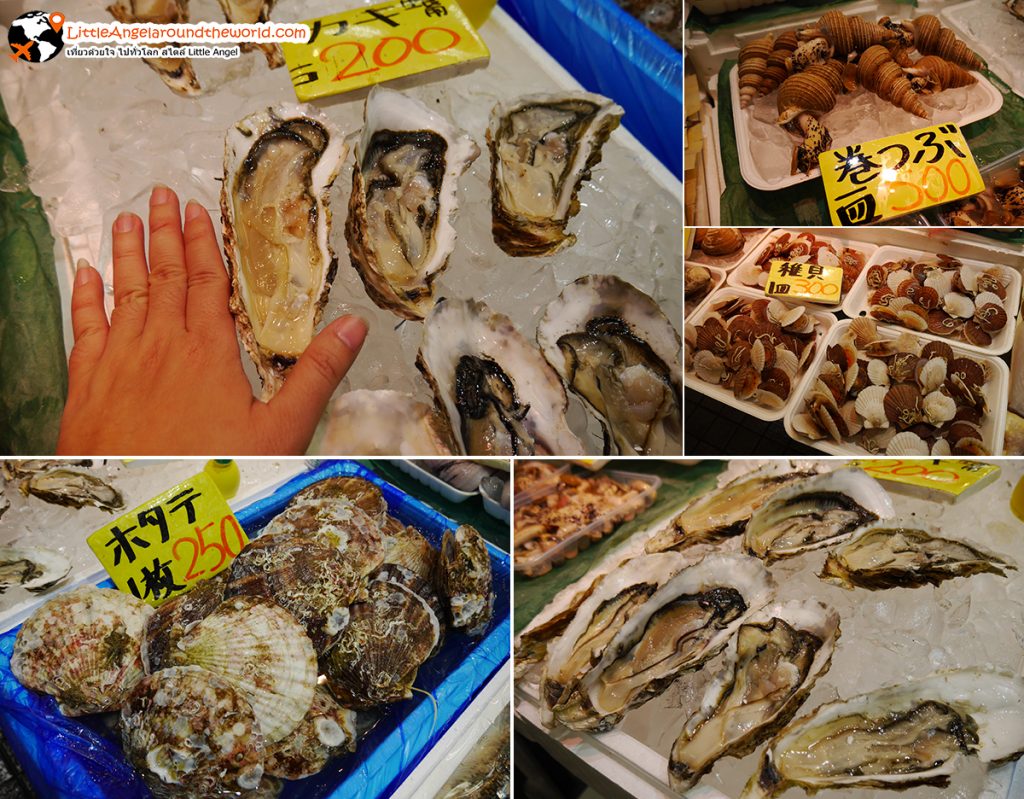 หอยนางรมใหญ่เท่ามือ หาซื้อได้ไม่ยาก ที่ Hasshoku Center 