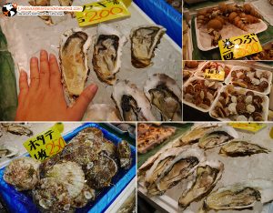 หอยนางรมใหญ่เท่ามือ หาซื้อได้ไม่ยาก ที่ Hasshoku Center