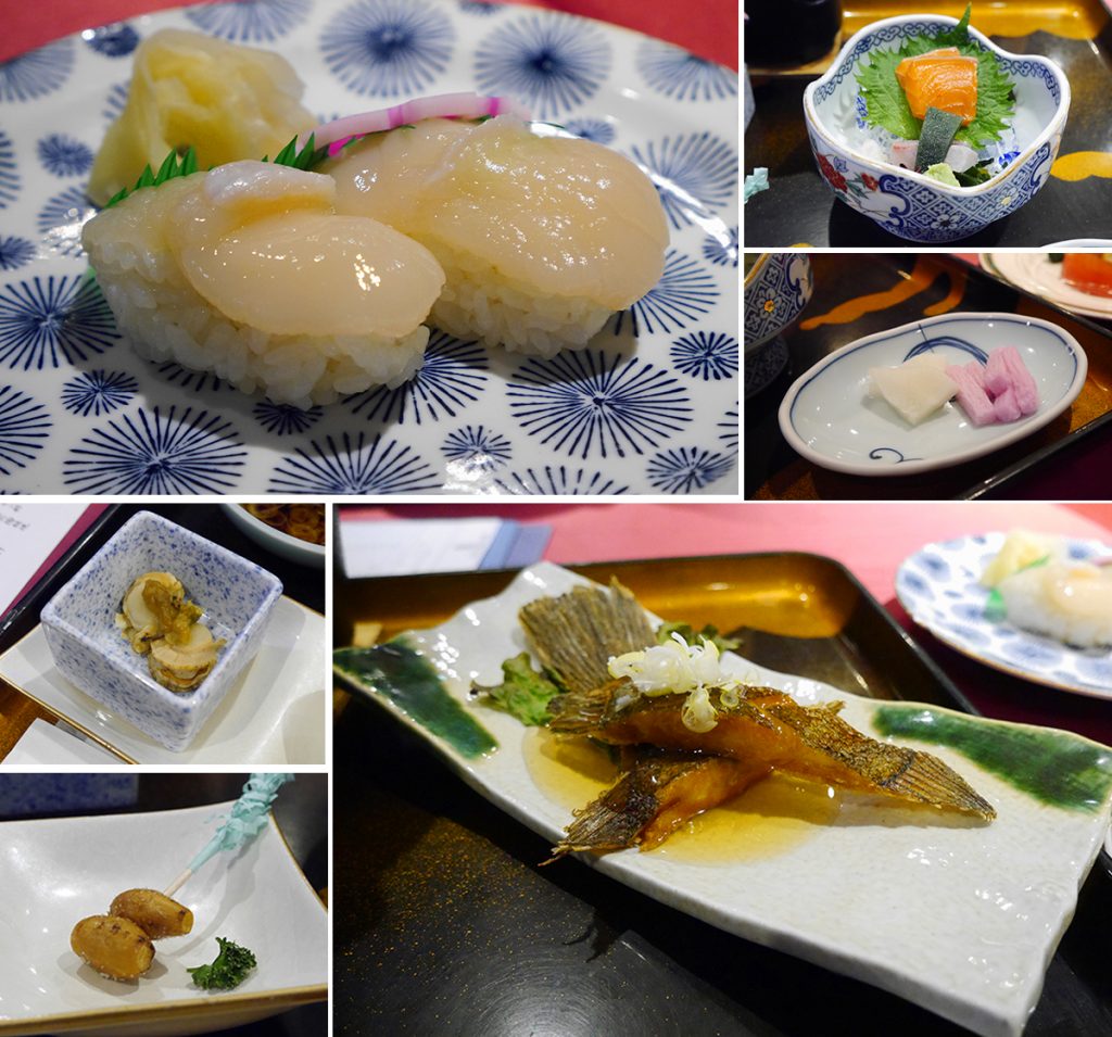 ชุดอาหารเย็นที่ Mutsu Grand Hotel : รีวิวโรงแรมในเมือง Mutsu 