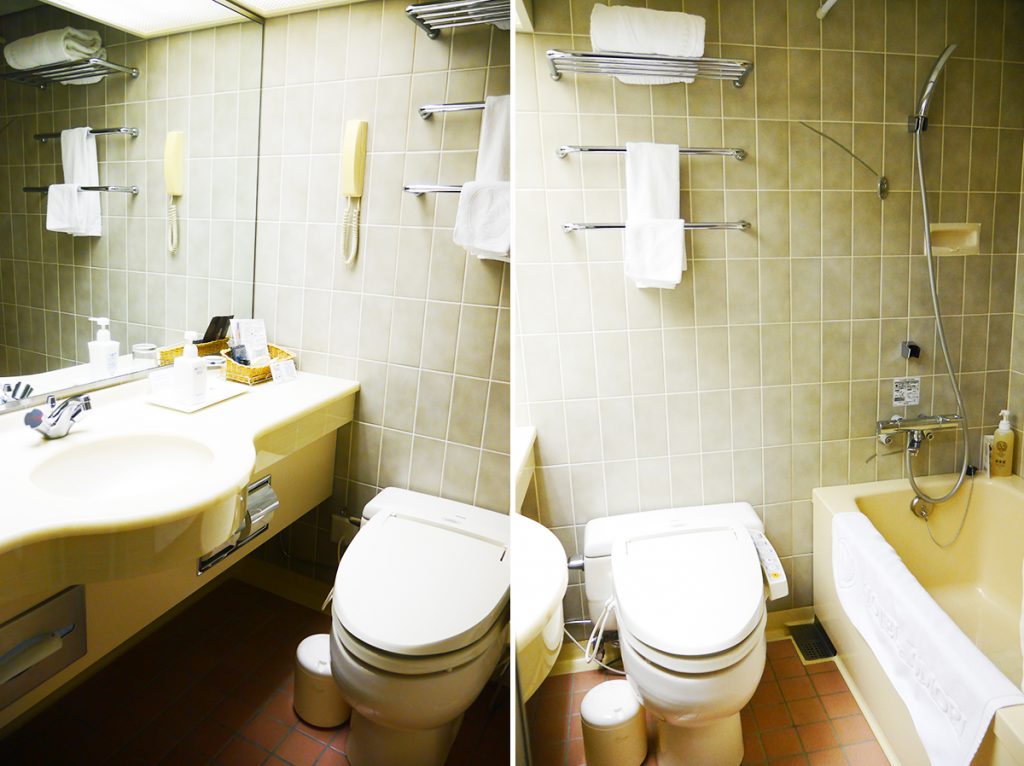 ห้องน้ำ ภายในห้องพัก ที่ Hotel_Aomori : ที่พักที่อาโอโมริ