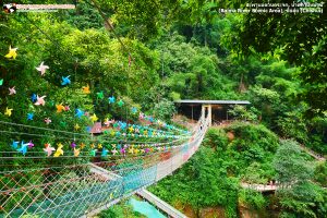 กล้าบ้าง กลัวบ้าง แต่ก็ข้ามสำเร็จถือว่าวัดใจ ด้วยการเดินข้าม สะพานแขวนกระจก ที่น้ำตกไป๋หม่าซี่ (Baima River Scenic Area) ผ่าน