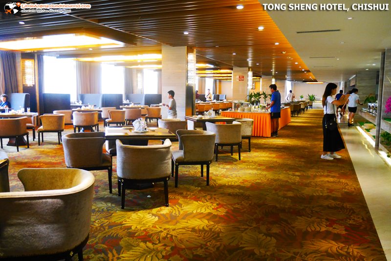 ห้องอาหารเช้า TONG SHENG HOTEL : โรงแรมดังของเมือง ชื่อสุ่ย (Chishui)