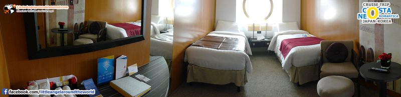 ห้องพักแบบมีหน้าต่าง : ทริปล่องเรือสำราญ ญี่ปุ่น-เกาหลี Costa neoRomantica
