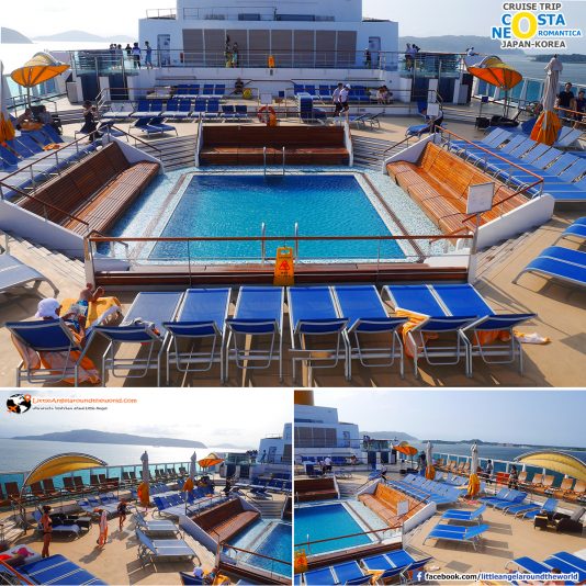 Lido Bar Saint-Tropez จะว่ายน้ำ หรืออาบแดดเลือกตามชอบ : ทริปล่องเรือสำราญ ญี่ปุ่น-เกาหลี Costa neoRomantica