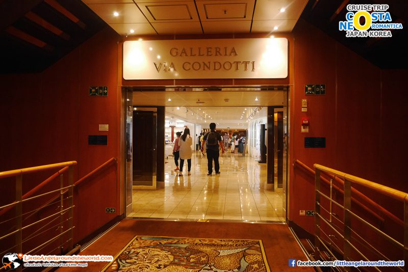 Galleria via condotti โซนนี้เอาใจนักช้อป Duty Fee สินค้าเพียบ มีของ SALE เยอะ : ทริปล่องเรือสำราญ ญี่ปุ่น-เกาหลี Costa neoRomantica