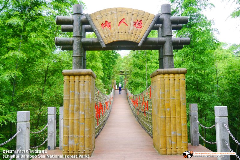 อันนี้ ก็ สะพานคู่รัก ที่ อุทยานทะเลไผ่ชื่อสุ่ย (Chishui Bamboo Sea National Forest Park)