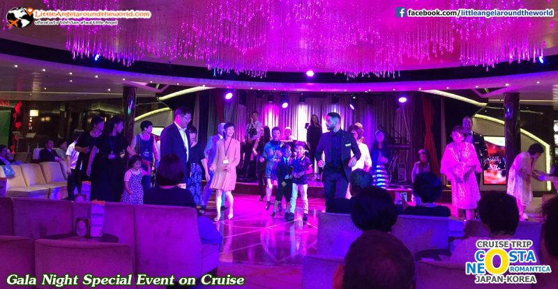 บรรยากาศการเต้นรำอย่างสนุกสนานในคืน GALA NIGHT : ทริปล่องเรือสำราญ Costa neoRomantica เที่ยวคานาซาวะ (Kanazawa)