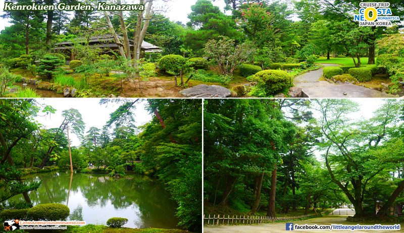 Kenrokuen Garden ติดอันดับ 1 ใน 3 สวนสวยที่สุดของญี่ปุ่น : ทริปล่องเรือสำราญ Costa neoRomantica เที่ยวคานาซาวะ (Kanazawa)