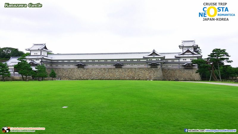 จุดแรกภายในบริเวณ Kanazawa Castle : ทริปล่องเรือสำราญ Costa neoRomantica เที่ยวคานาซาวะ (Kanazawa)