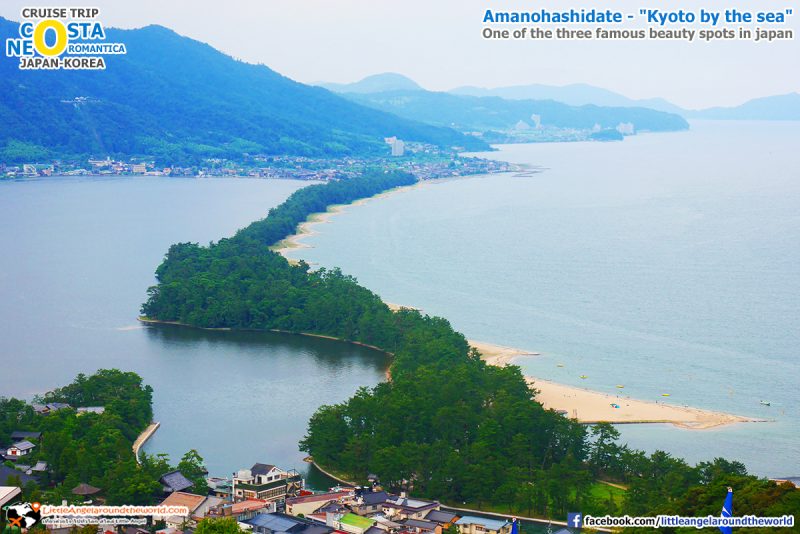 สะพานไปสวงสวรรค์ ตามความเชื่อของคนญี่ปุ่น ที่ Amanohashidate จุดชมวิวที่สวยติด 1 ใน 3 ของญี่ปุ่น : รีวิวล่องเรือสำราญ : Amanohashidate Maizuru